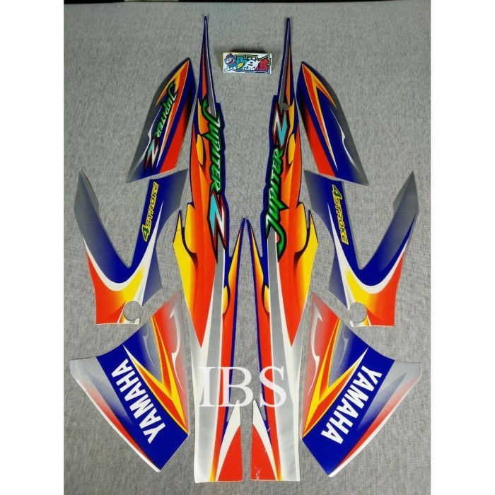 STRIPING LIS STANDAR ORI YAMAHA JUPITER Z BIRU ORANGE OREN 2005 POLET