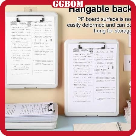 

Clipboard + Storage Alas Papan Ujian / Papan Jalan 2in1 / Clipboard 2 in 1 / Clip Board A4