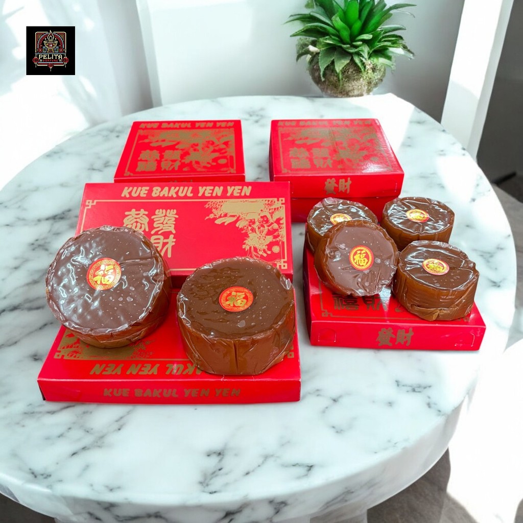 

Hampers Imlek / Kue Keranjang Kue Bakul Dodol Cina Jenang Cina - Pelita Fortune