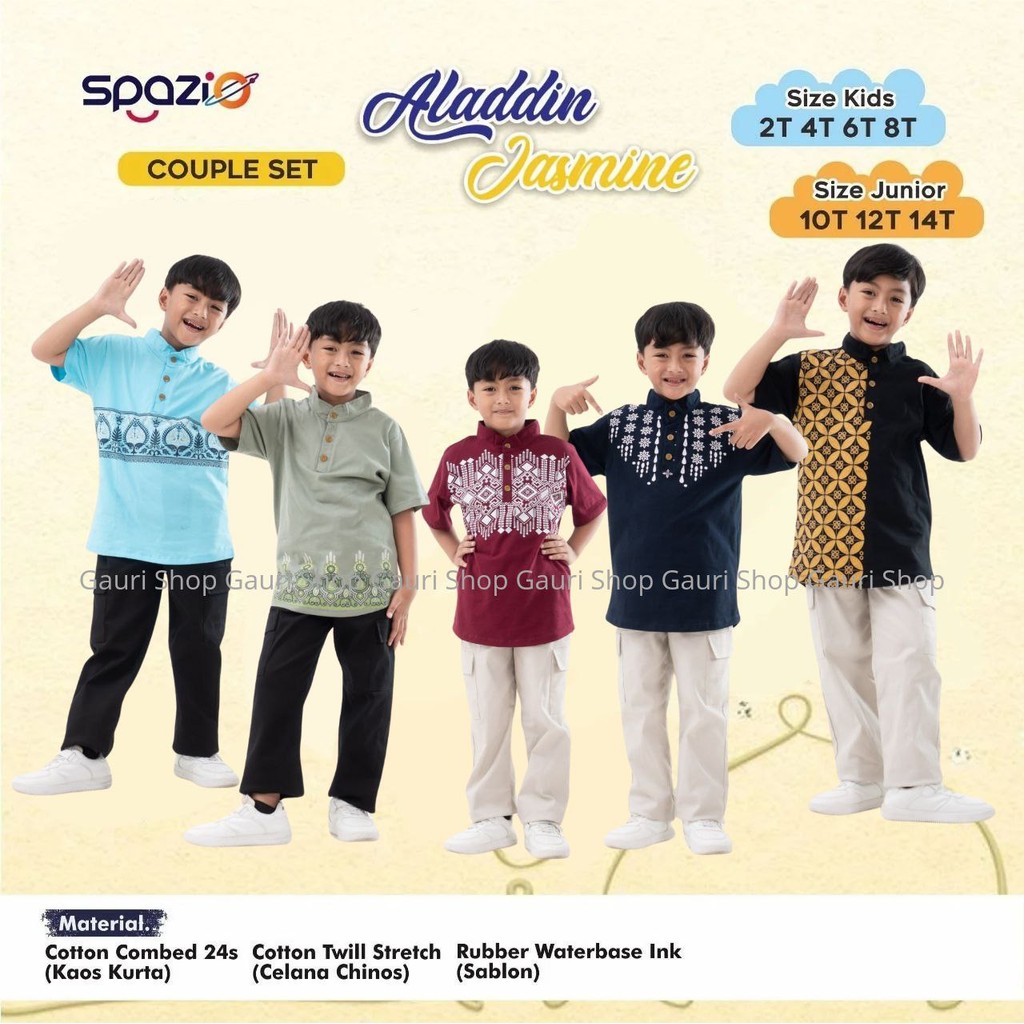 Couple Set Aladdin Jasmine by Spazio | Aladdin
