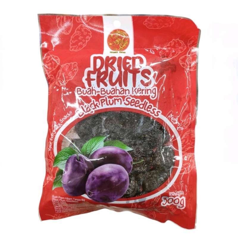 

Naga Mas Dried Fruits Black Plum Seedless Manisan Imlek 300gr