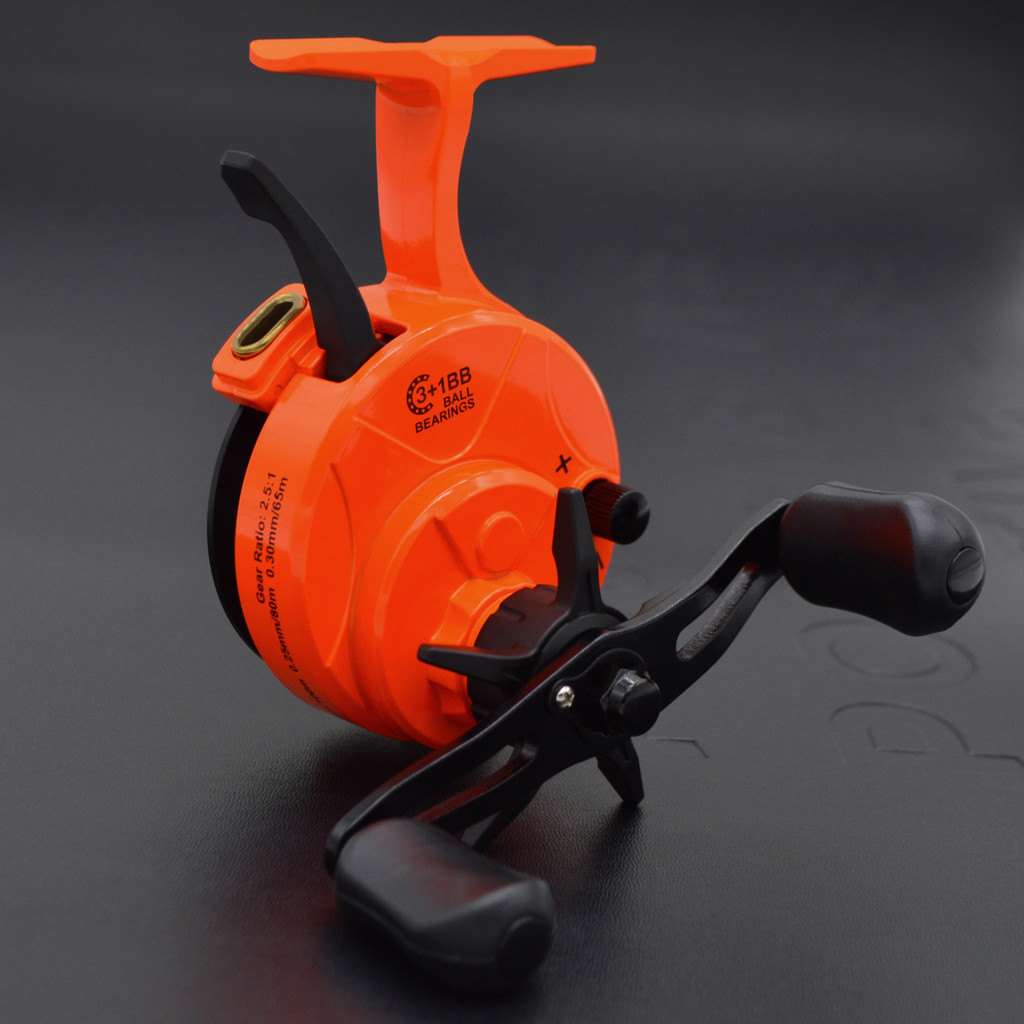 CAMEKOON FW500-II Inline Ice Reel Free Spool Trigger Drop System 2.5:1 Ultra Smooth Strength Raft Fi