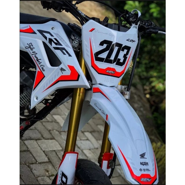 DECAL CRF 150L FULLBODY decal crf putih