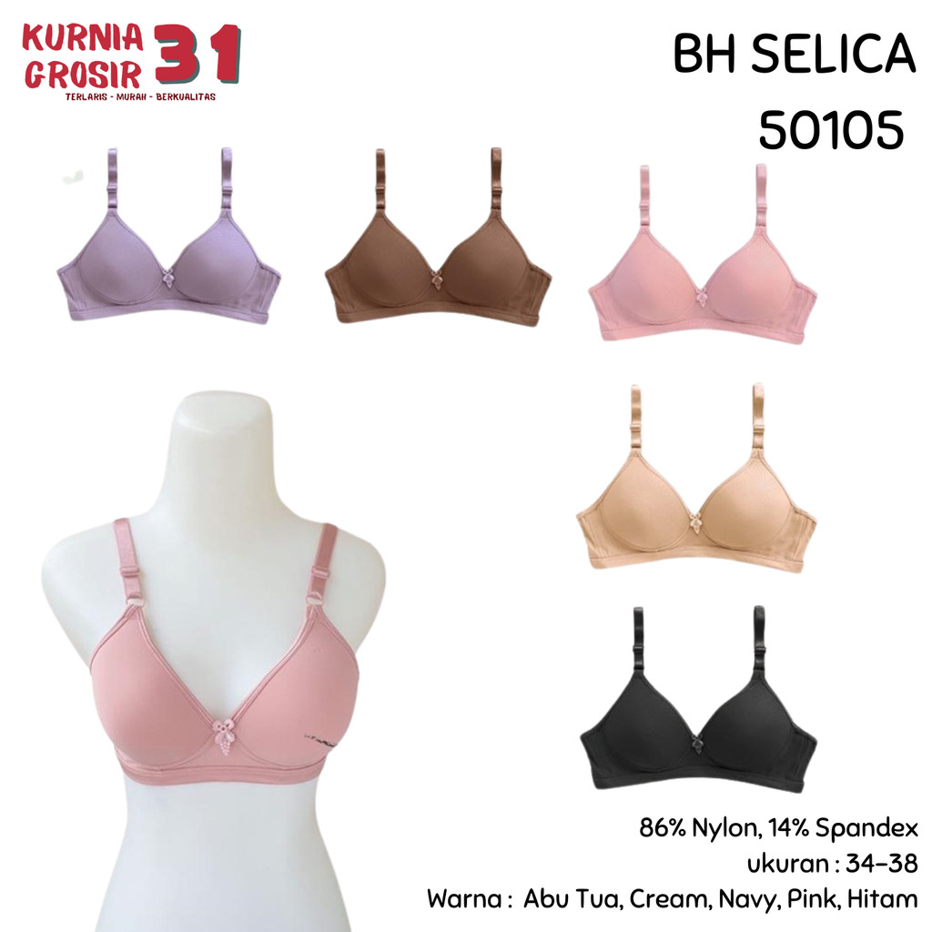 BH SELICA 50105 Busa Tipis Tanpa Kawat / Pakaian Dalam SELICA Wanita