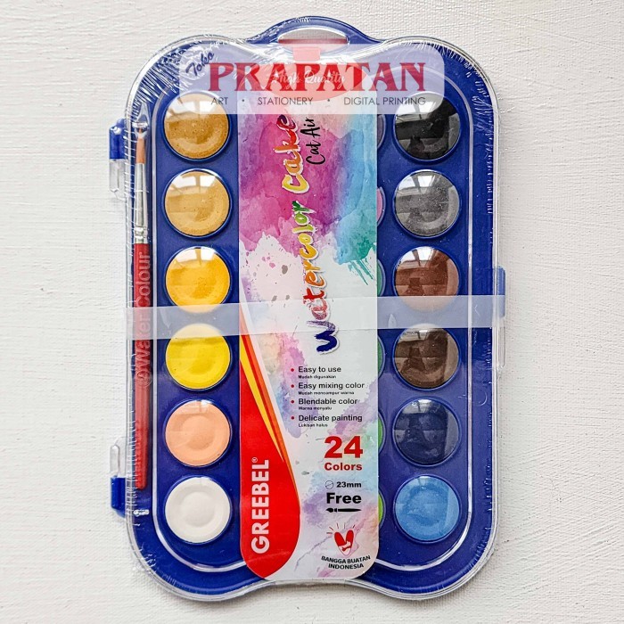 

Greebel Watercolor Cake Set 23mm | Cat Air Set - 24C