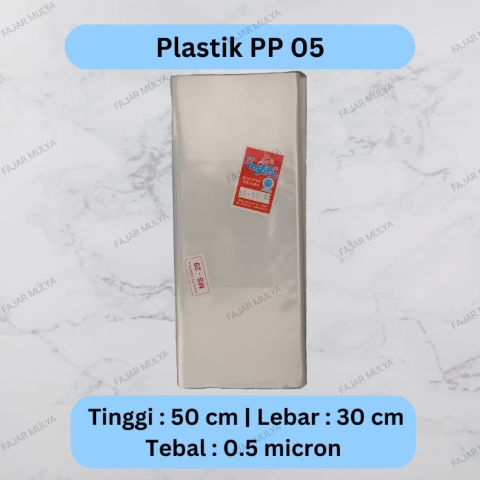Fajar Mulya - Plastik PP Bening (30 x 50 x 05)