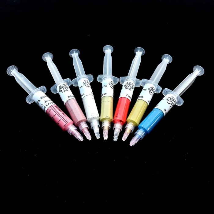 

Diamond polishing Lapping paste 7 pcs