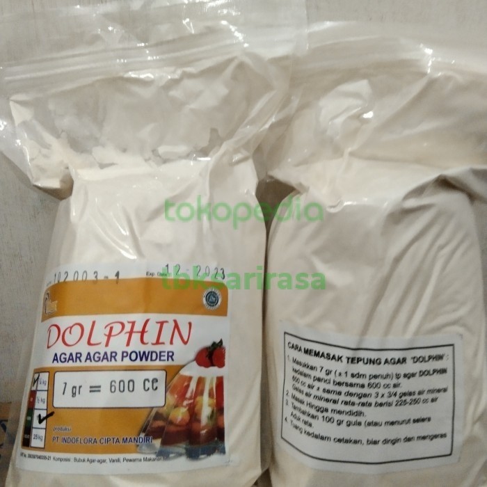 

Bubuk Agar-Agar Dolphin 1kg