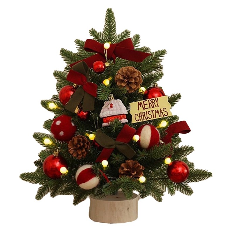 Promotion Christmas Tree Small Christmas Tree Desktop Artificial Christmas Tree Decorations Indoor C