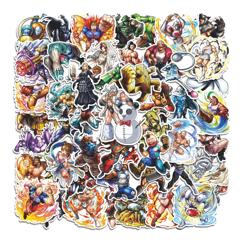

COD 50 Pcs Stiker The Great Choujin War Lucu Anti Air Untuk Dekorasi Notebook Sepeda Skateboard Handphone
