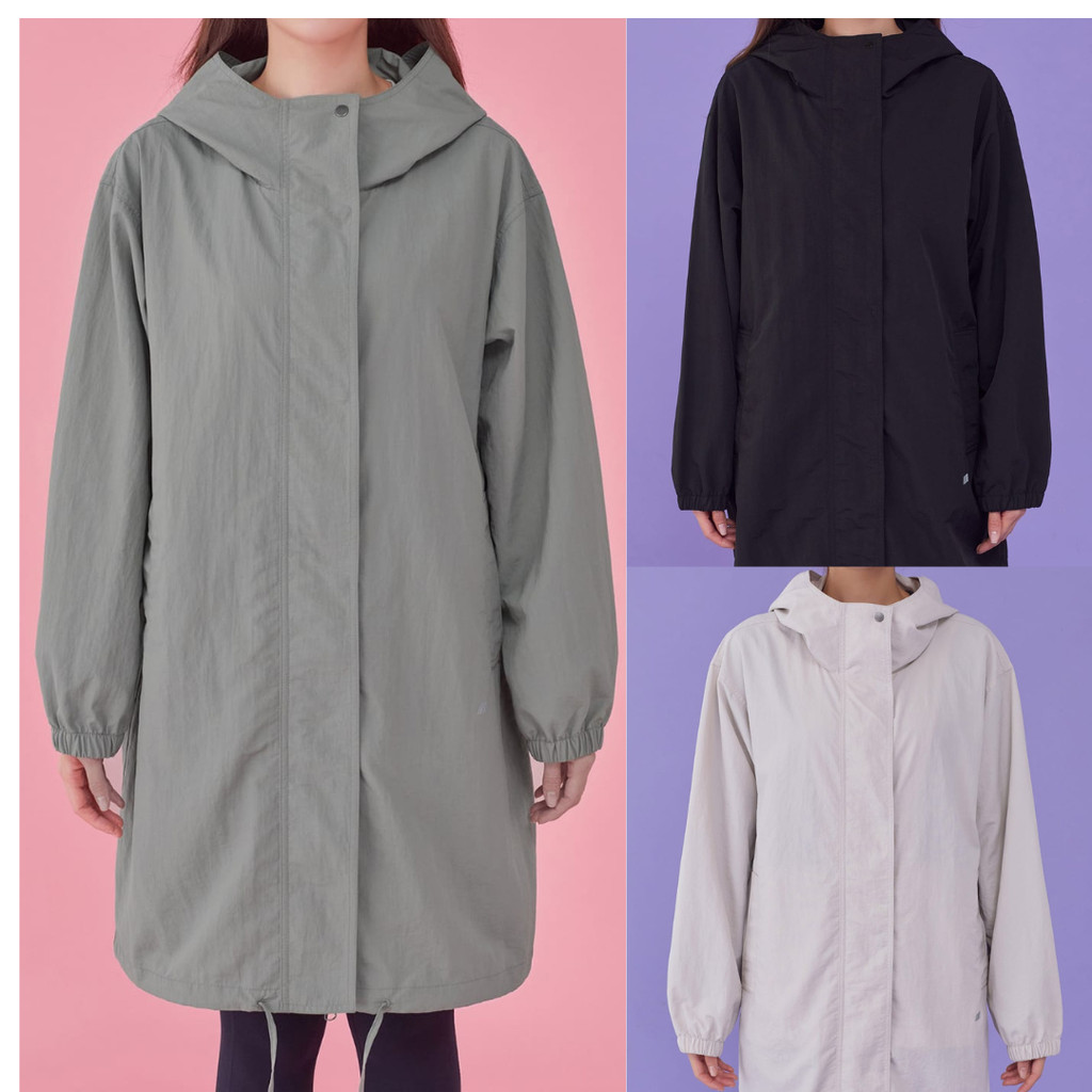 WARNAMU #1125 GRB STL MATCHUP WOVEN LONG JACKET