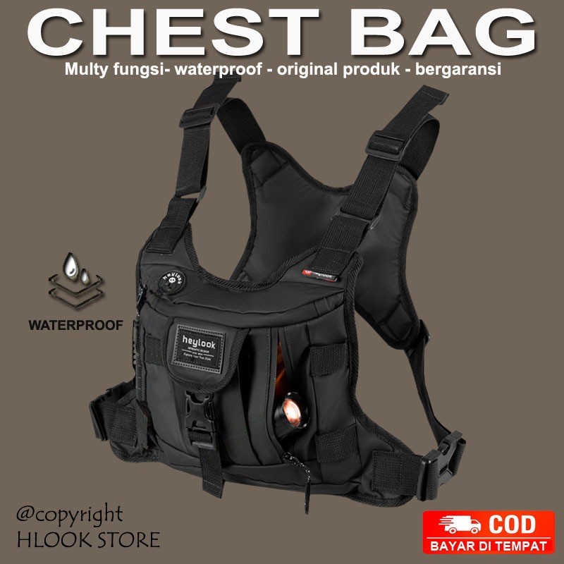 Tas dada pria waterproof