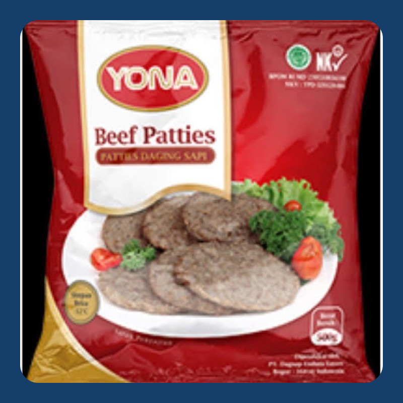

yona patties 1kg