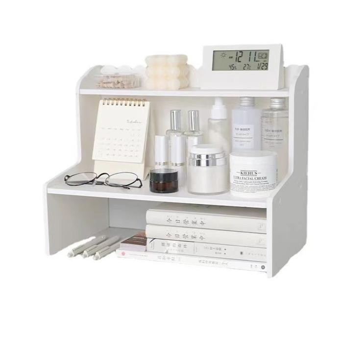 

READY Kotak Organizer Alat Tulis Meja Kantor Rak Kosmetik Laci Rak Desktop Serbaguna 1029 - Putih