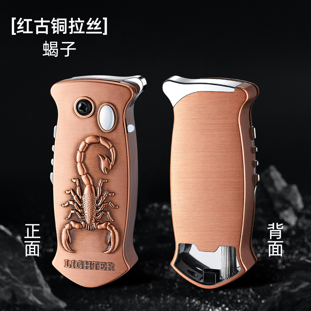 KOREK 2IN1 ROSEGOLD KOREK PISAU LIPAT MOTIF 3D STOK100
