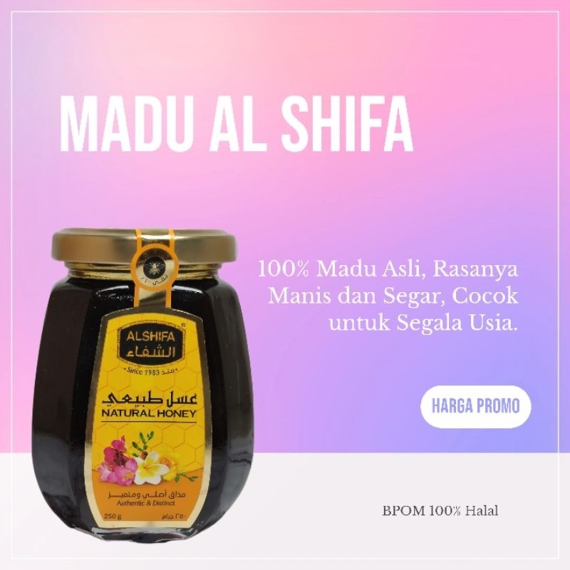 

MADU NATURAL HONEY AL SHIFA ASLI 250GRM