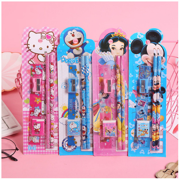 

SET ALAT TULIS SEKOLAH 5 in 1 KARAKTER LUCU / MINI STATIONERY/ PENSIL SET