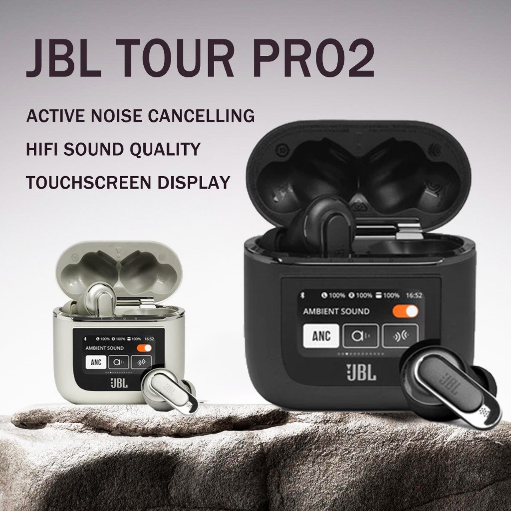 【100% Original】JBL Tour Pro2/JBL Tour Pro 2 TWS True Wireless Bluetooth Earphone Noise Cancelling Ea