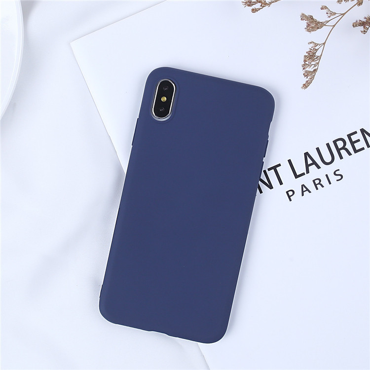 Luxury Soft Back Matte Color Case for iPhone X XR XS Max Phone Case For iphone 10 X R X s Max Silico