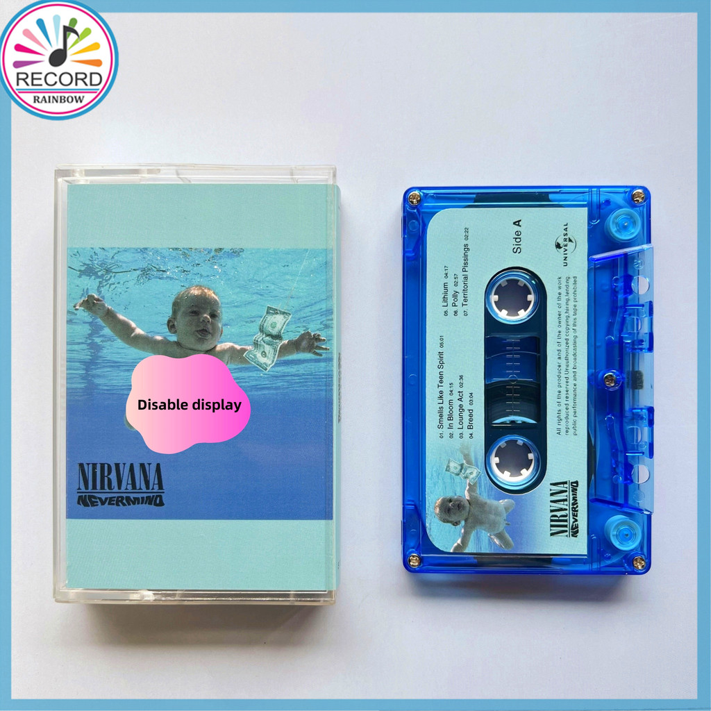 Kaset Pita Nirvana Nevermind Cassette Tape [Tersegel] Terbaru