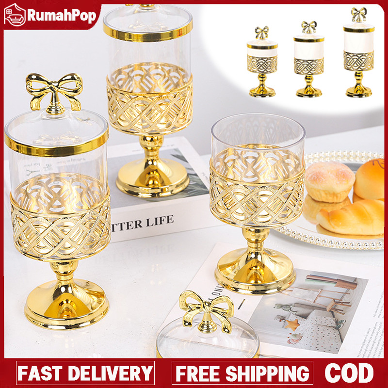 Toples Kedap Udara/ Toples Transparan/Aesthetic Toples Akrilik /Kue Lebaran  Toples/Toples Snack/Top