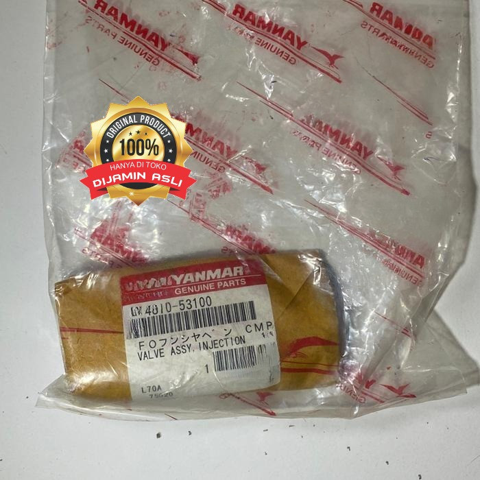 Injector assy Yanmar L60/L70/YDG 714870-53100 / 714350-53100 Original DIJAMIN ASLI YANMAR