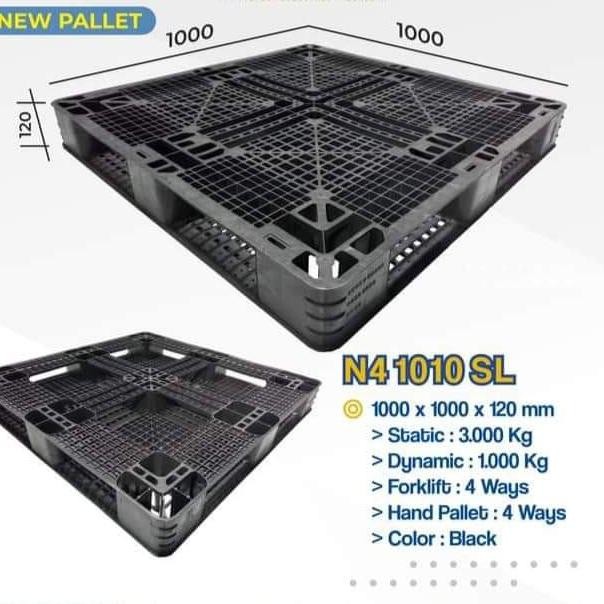 

pallet plastik UK 100X100x12 NEW