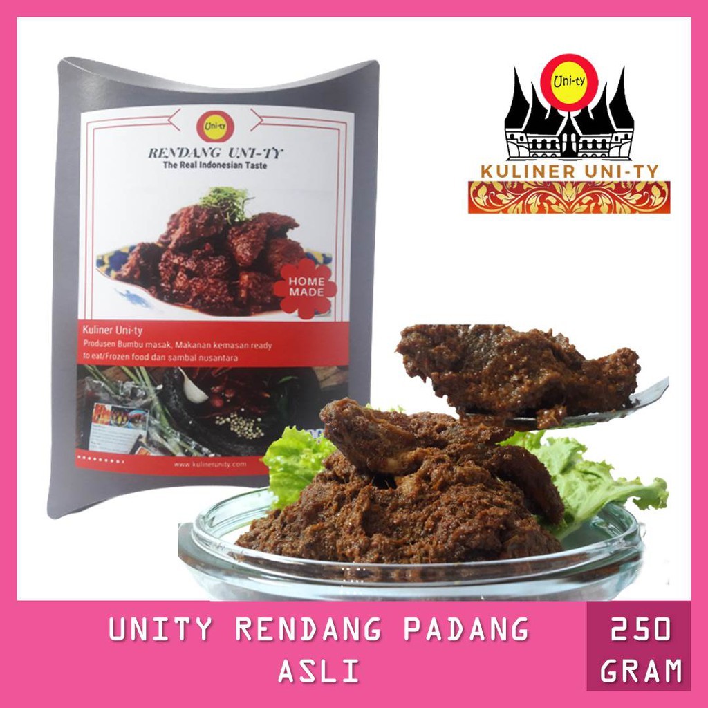 

Rendang Padang Asli 250 - 500 Gr PREMIUM QUALITY halal, empuk dan enak