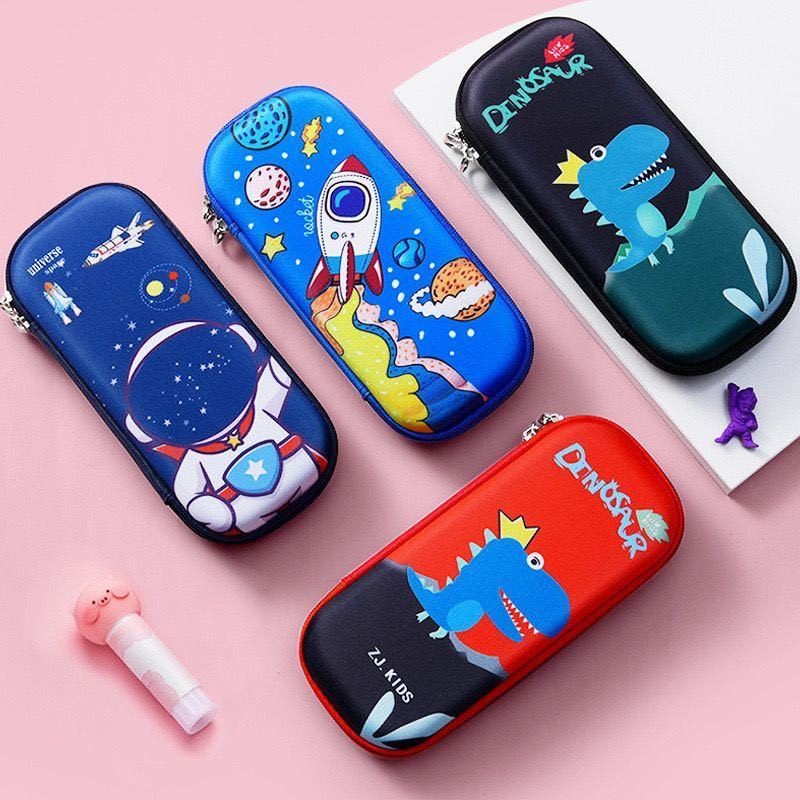 

ONETOKOOFC Tempat Pensil Karakter 3D EVA Kotak Pensil Pulpen Anak Laki-Laki Perempuan Waterproof