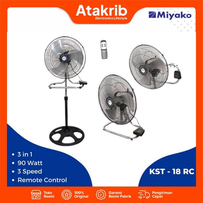 MIYAKO KIPAS ANGIN KST-18RC / KST-18 RC Ukuran 18 inch