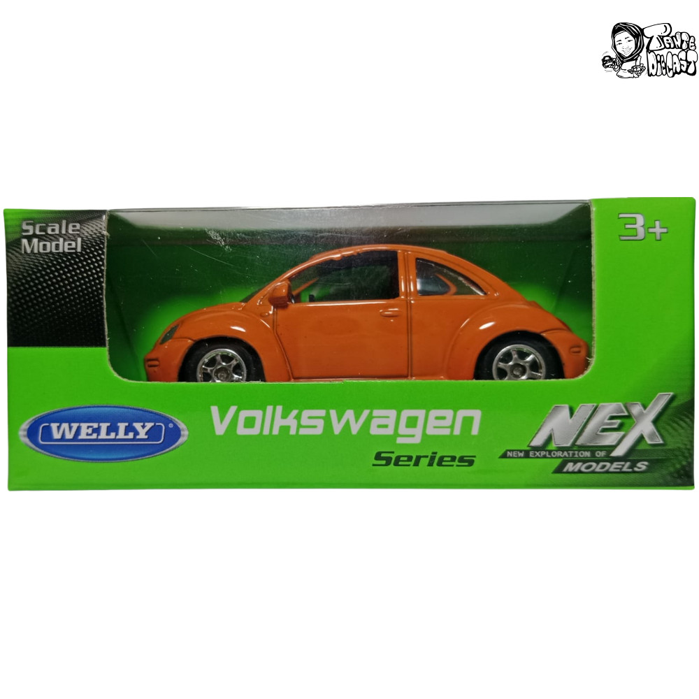 52061-O | Welly Nex 1 : 64 Volkswagen VW New Beetle Orange
