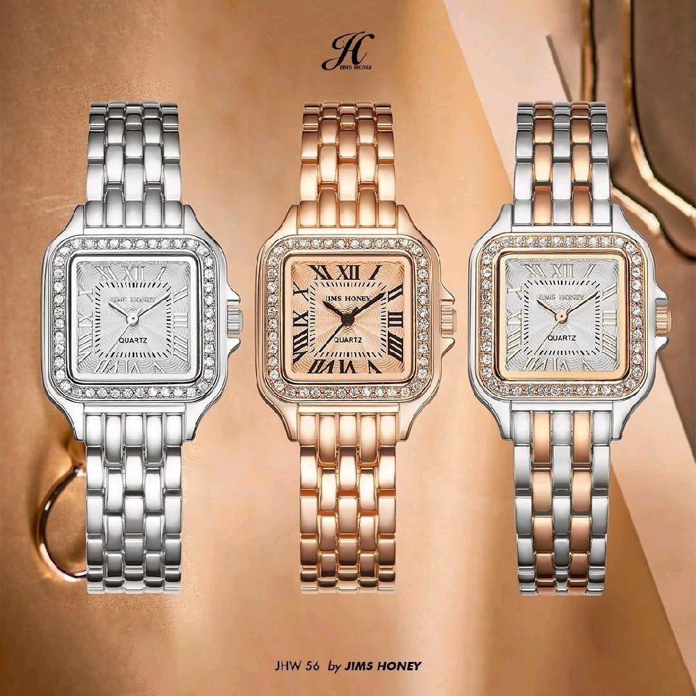 JIMS HONEY JHW 56 JAM TANGAN WANITA ANALOG ANTI AIR ELEGAN RANTAI CEWEK FREE BOX EXCLUSIVE Watches