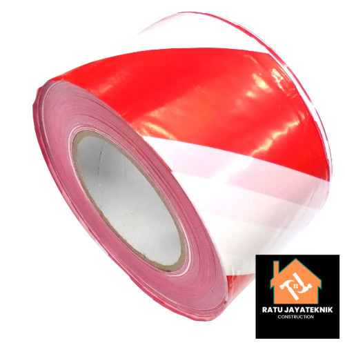 

Selotip Garis Merah Putih 2" 3" / Police Line Red White 2" 3" - 2
