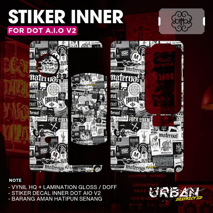 

Sticker / Stiker / Garskin Inner DOT AIO V2 Motif P1 by Catalyst Handicraft