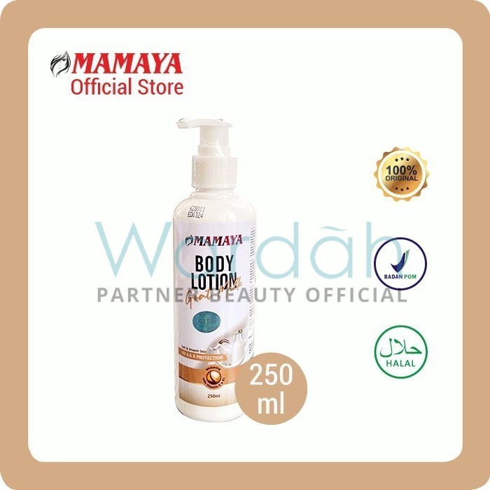NEW Mamaya Body Lotion Goat Milk BPOM Resmi 250ML