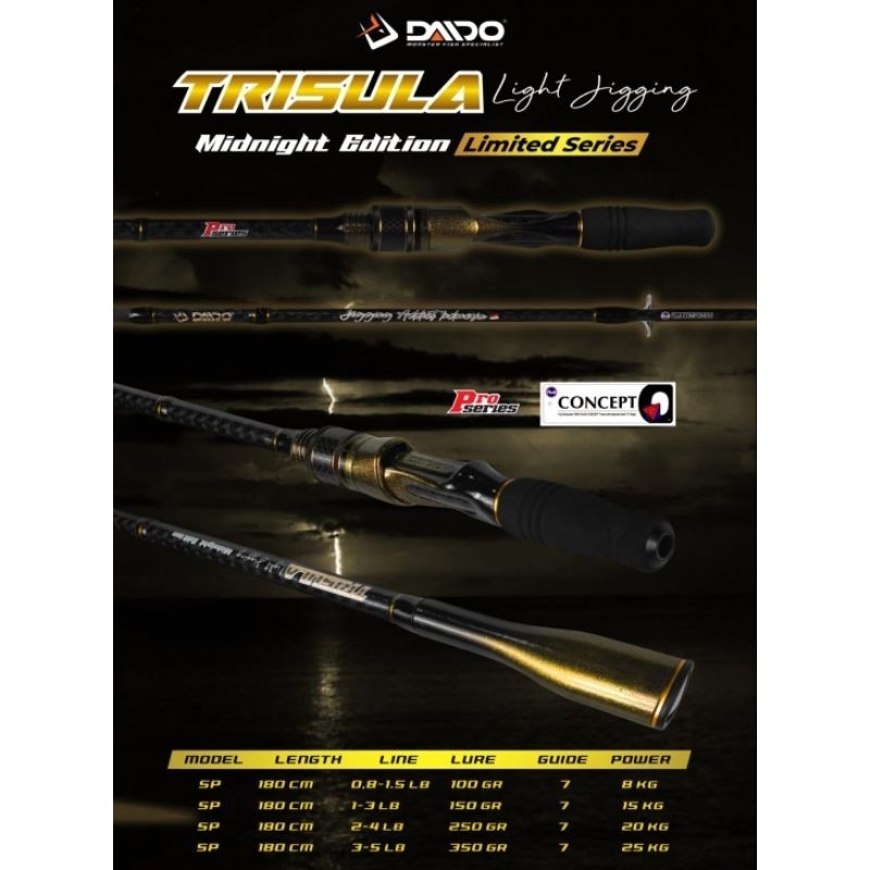 JORAN DAIDO TRISULA LIGHT JIGGING MIDNIGHT EDITION 180 602
