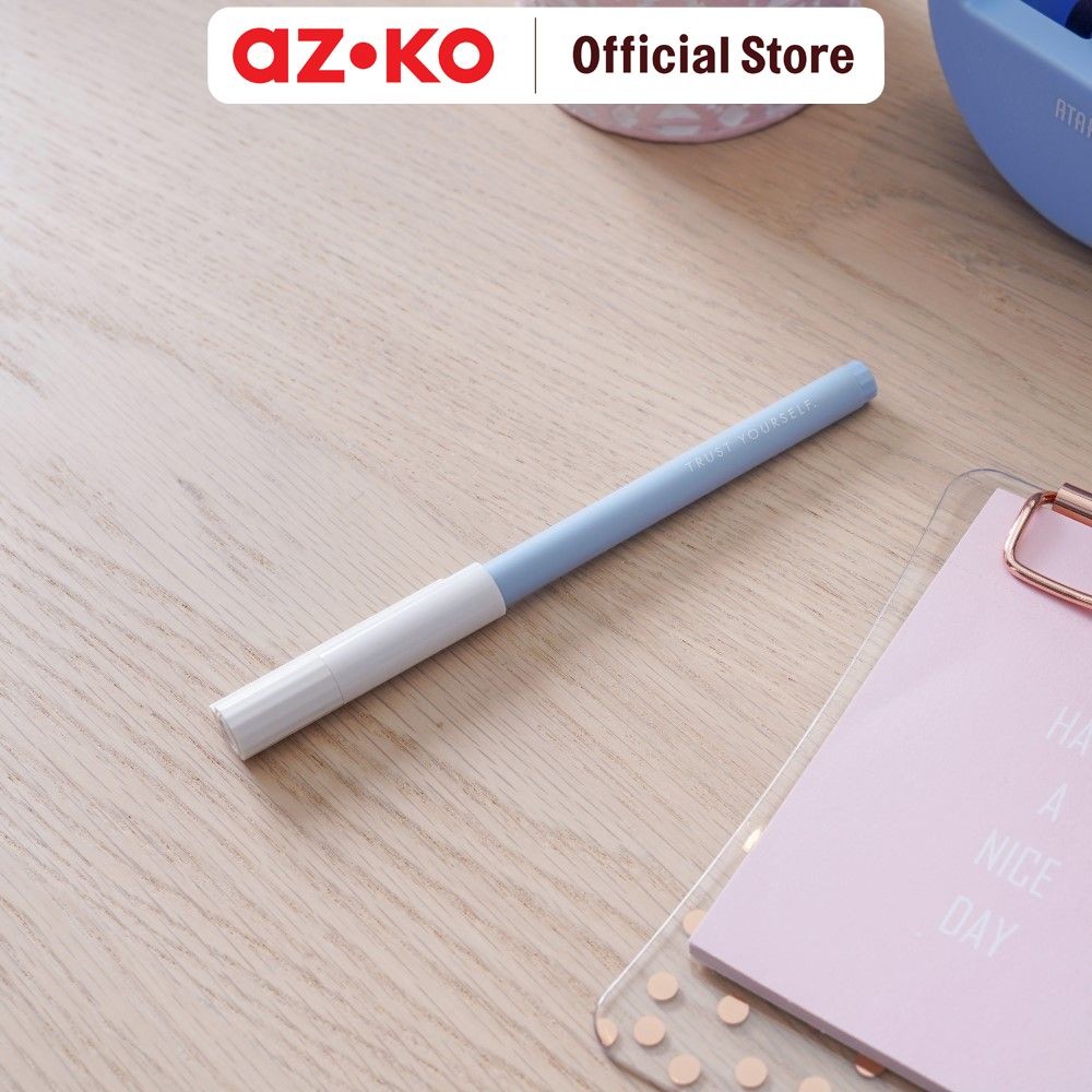 

AZKO Ataru Pulpen Happy Motivation Tinta Biru - Biru