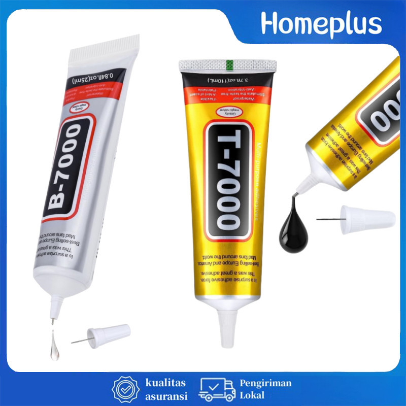 

HomePlus Lem Touchscreen T-7000 15ml Perekat LCD Touchscreen B7000 Cairan Hitam Serbaguna Lem Sepatu Lem Layar Ponsel