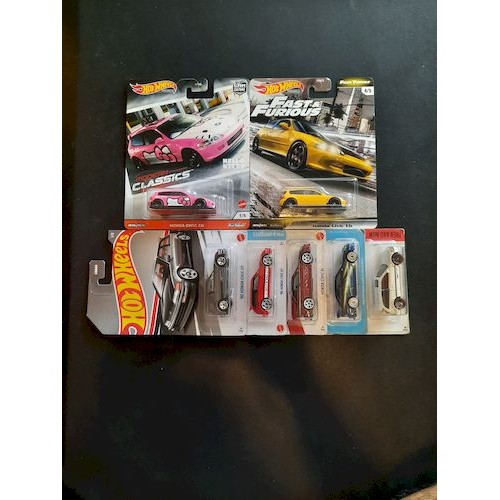 Paket Hot Wheels Honda Civic 7 Pcs Fast and Furious hotwheels hw117