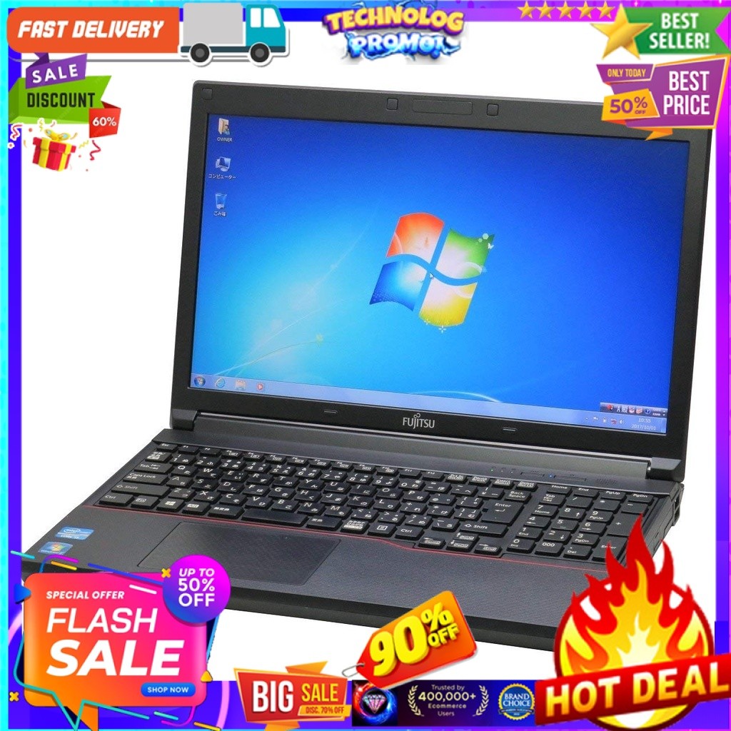 Laptop PRODUKSI & Gaming Fujitsu Core i5 Gen 3 HDD 320Gb Ram 8GB DDR3