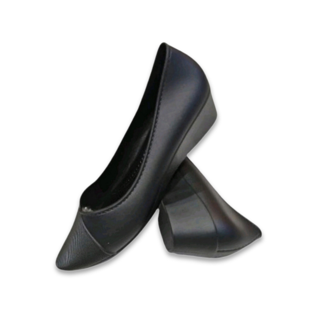 Sepatu Wedges Wanita Sepatu Karet Jelly Shoes Fuhaha