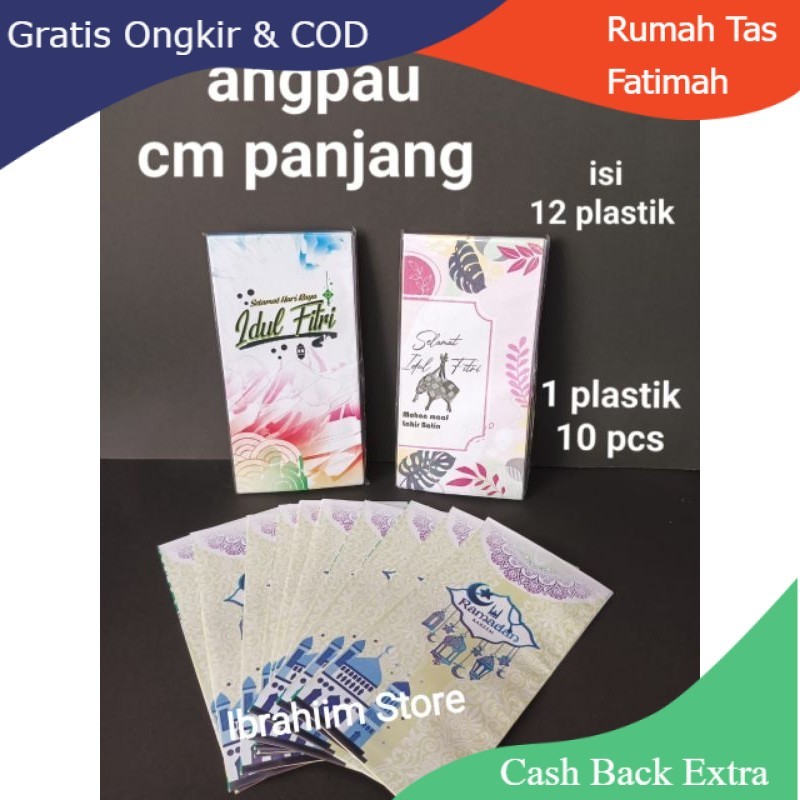 

Promo (+- ISI 408 PCS) ANGPAO / AMPLOP LEBARAN PANJANG 1 BAL MURAH By Rumah Tas Fatimah