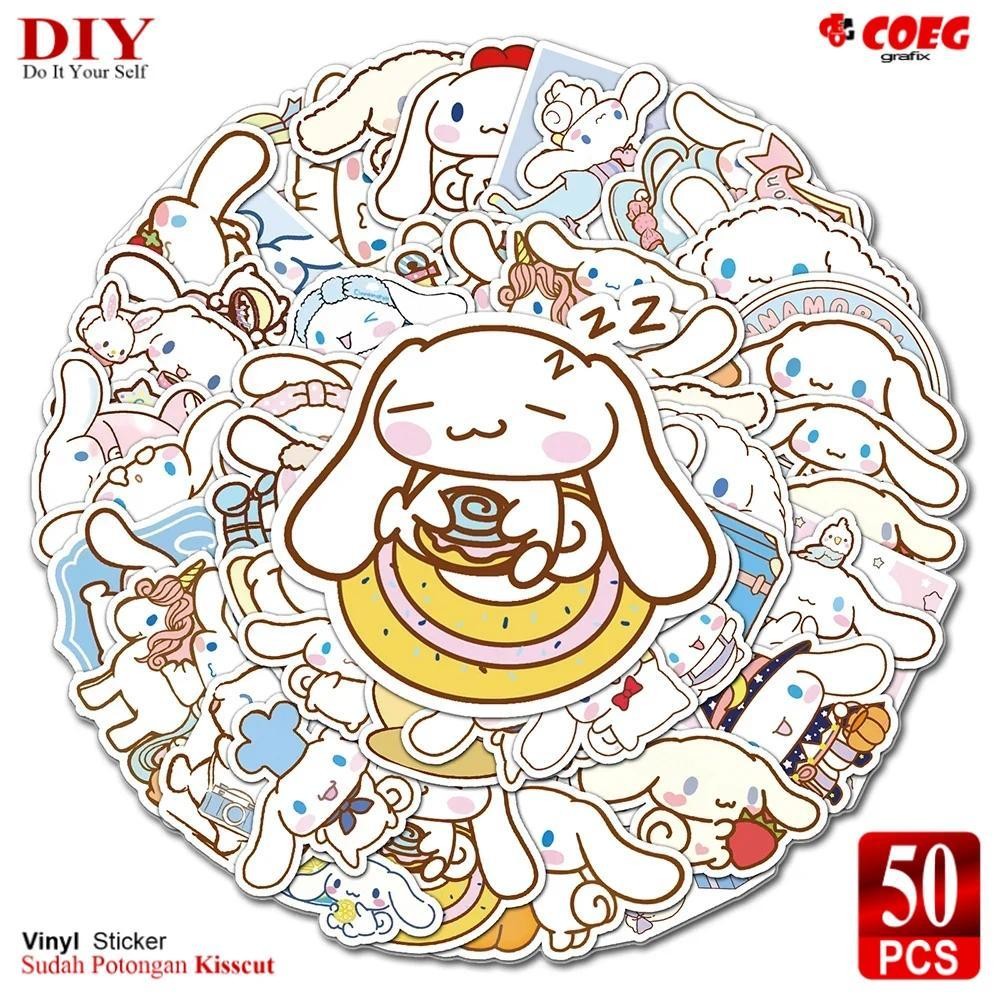 

50PCS Funny Cinnamoroll Stickers CG105 - Stiker Lucu Kartun Anak - DIY, Luggage, Stationery, Wall, Mobil & Dekorasi Perjalanan