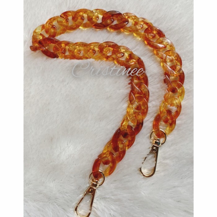 AKSESORIS PROMO➽Terlaris Rantai plastik/rantai tas - leopard, 63cm