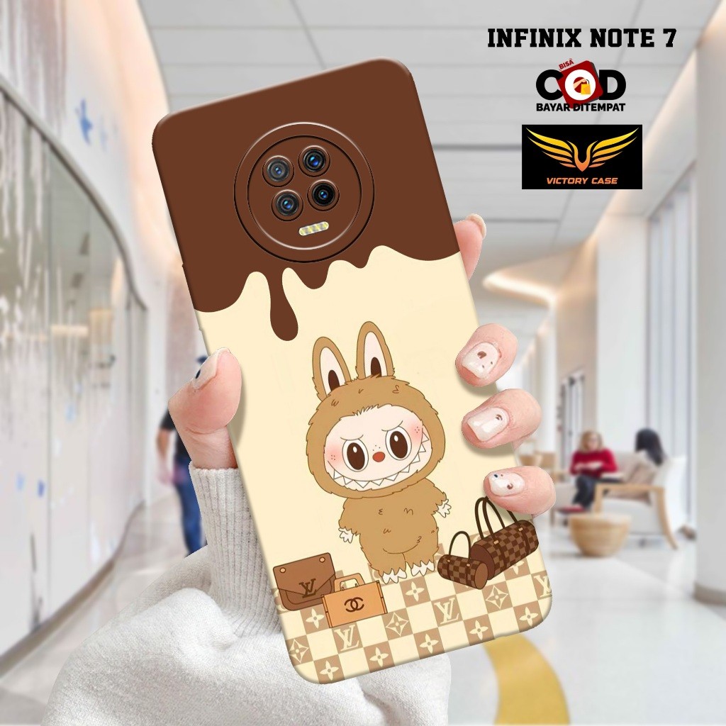 New Labubu Case - Softcase Infinix Note 7 - Terbaru Infinix Note 7 - Case Hp - Casing Infinix Note 7