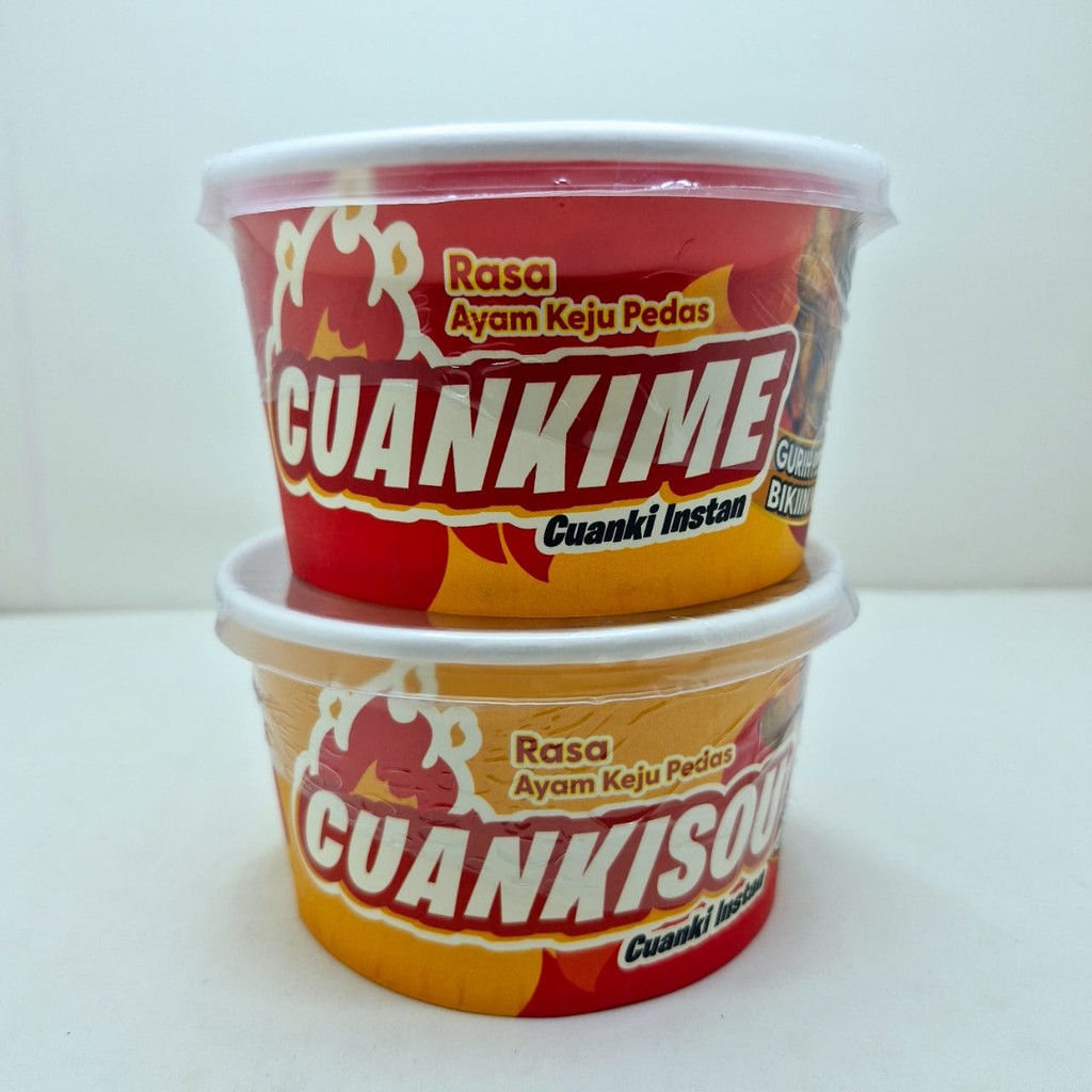 

Cuanki instan rasa ayam keju pedas CUANKISOU CUP BOWL