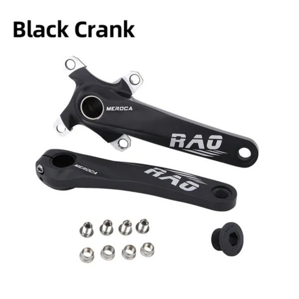 Meroca Rao Crankset HT2 BCD 104 Crank Set Hollowtech Sepeda Hitam  Best Product