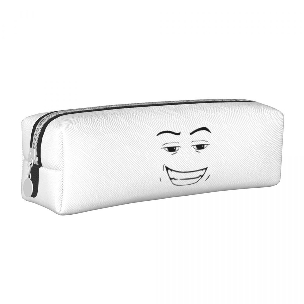 

Man Face Gaming Meme Pencil Cases Robloxx Pen Box Bags for Student Large Storage Students School Cosmetic Pencilcases