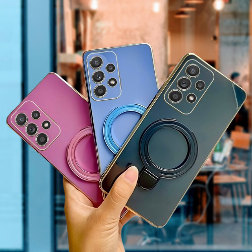 Soft Case Samsung A52 A52s A50 A50s A30s Ring Magnetic Holder Wireles Plating Mewah Handphone