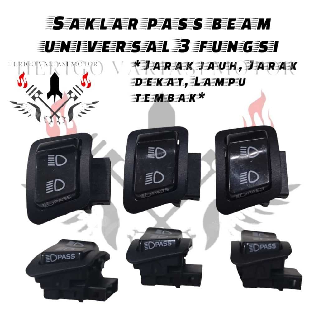 SAKLAR DIM SAKLAR LAMPU VARIASI JAUH DEKAT PASS BEAM SAKLAR DIM 4 PIN HONDA BEAT ESP BEAT STREET BEA